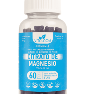 Magnesio Focus Gummies (Citrato + Zinc) 60 unds